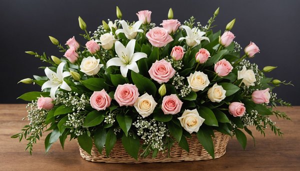 Raquettes de fleurs pour deuil : livraison rapide en 3 heures